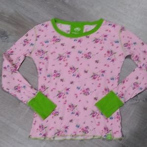 Victoria's Secret waffle knit floral long sleeve